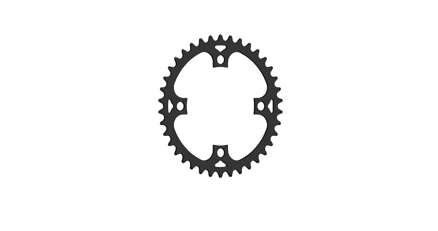 Esjot Kettenblatt für Bosch Gen 1, Gen 3 + Gen 4 1/2" x 3/32"+1/2"x11/128" 38 Zähne