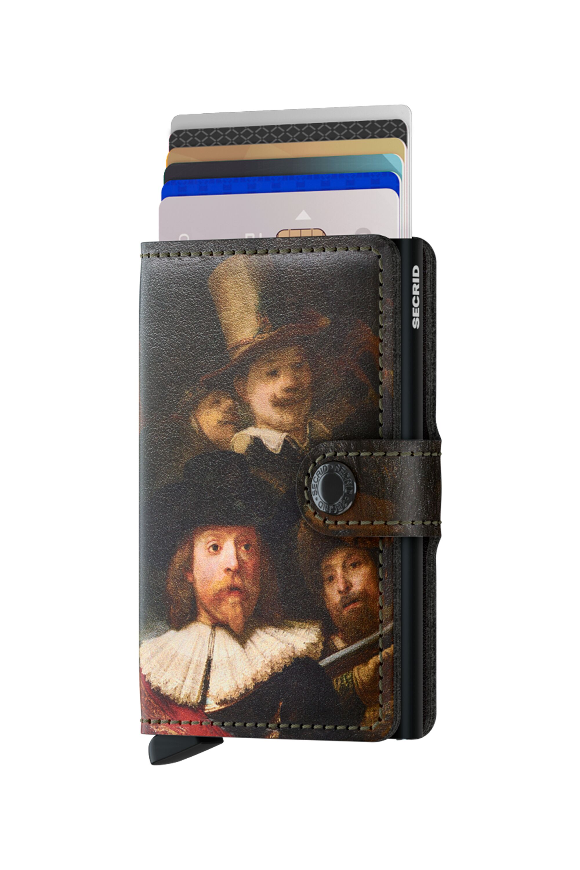 Secrid Miniwallet Art Night Watch – mit Karten