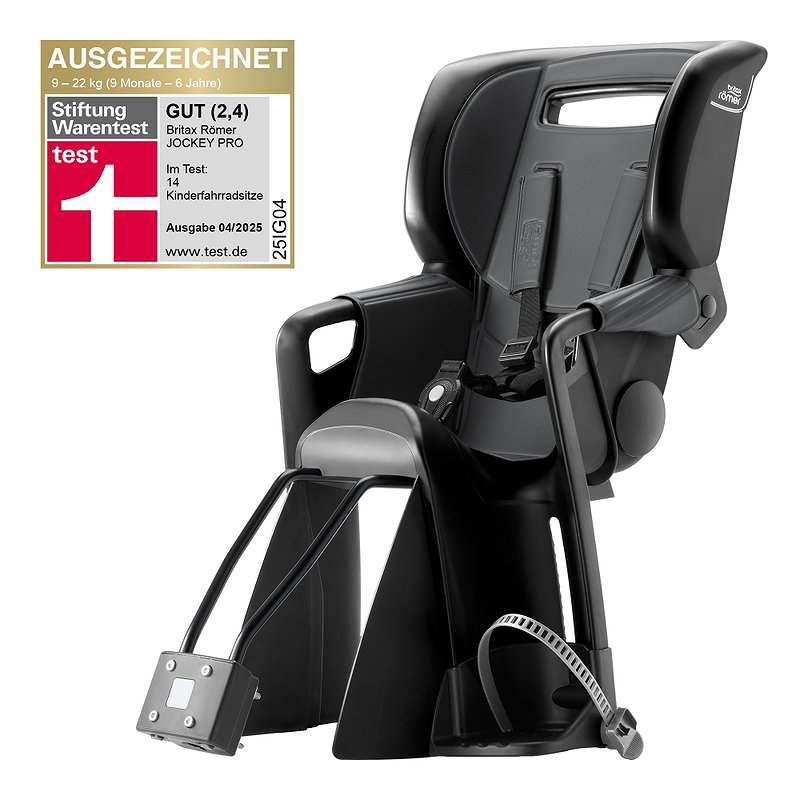 RÖMER Kindersitz JOCKEY Pro für Sattelrohrmontage Mineral grau