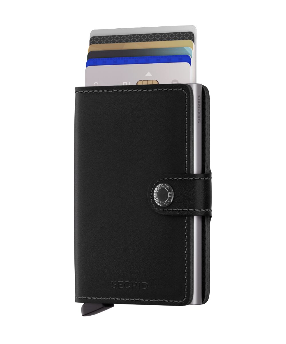 Secrid Miniwallet Original Black – mit Karten