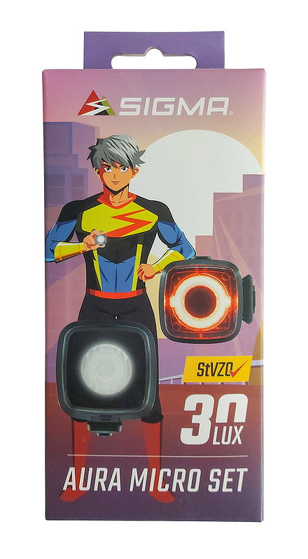 SIGMA LED Akkuleuchten Set AURA Micro Set schwarz