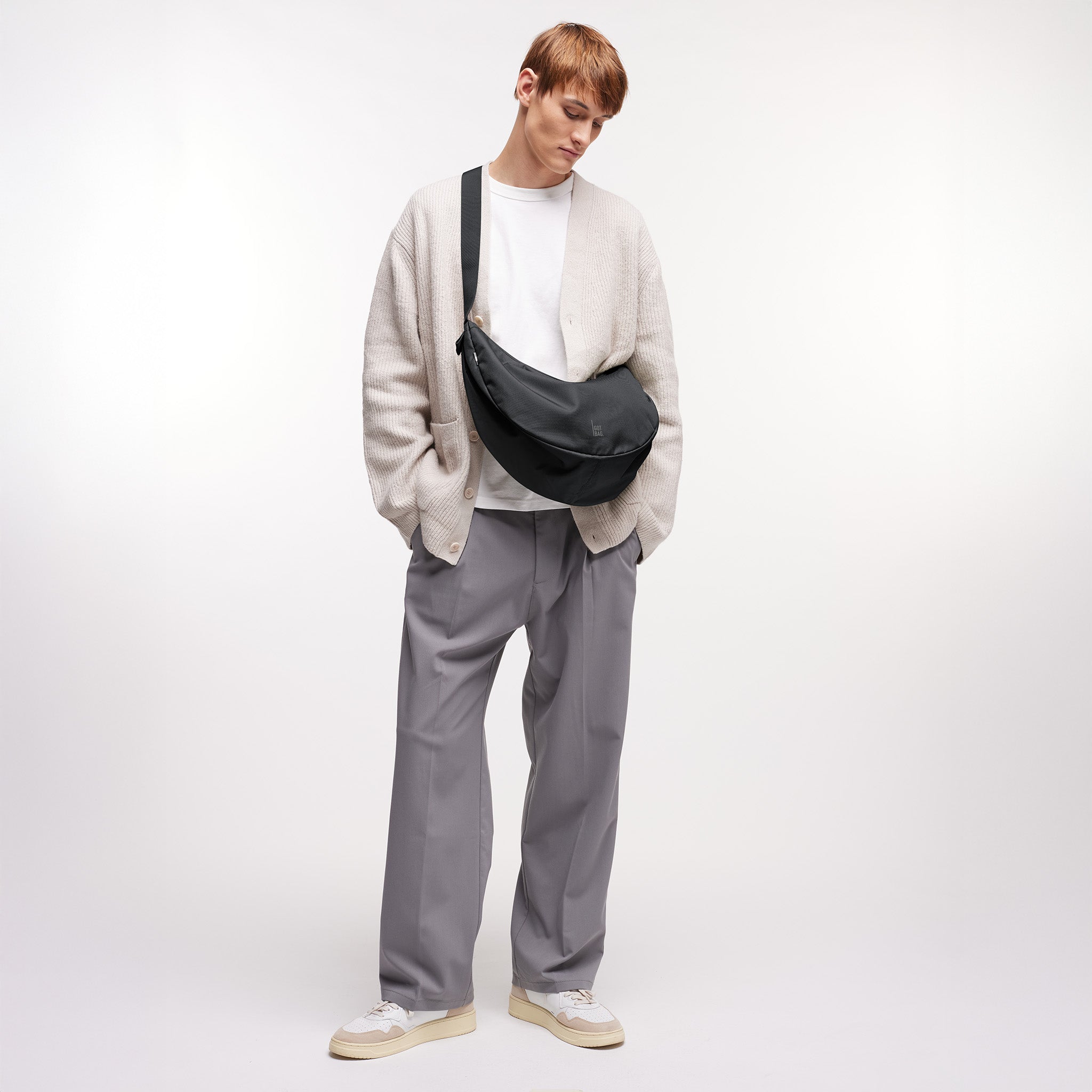 GOT BAG Moon Bag Large Monochrome Black