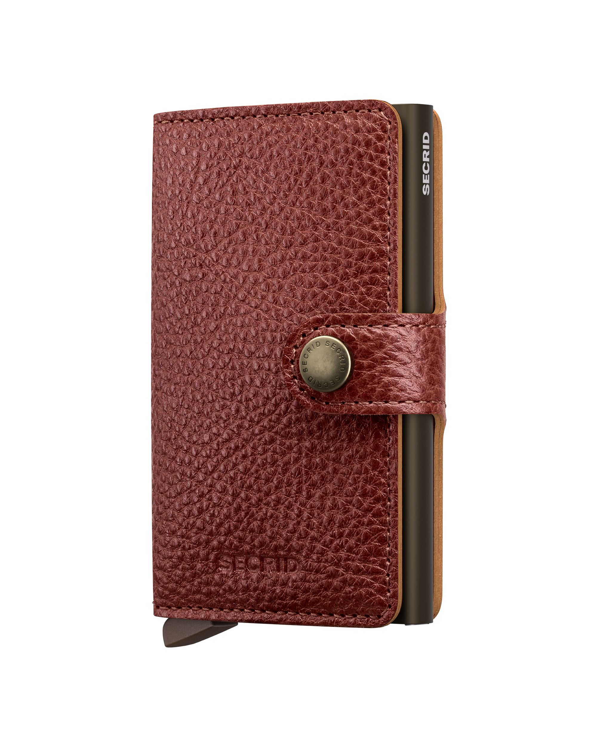 Secrid Miniwallet Vegetable Tanned Tuscan – Vorderansicht