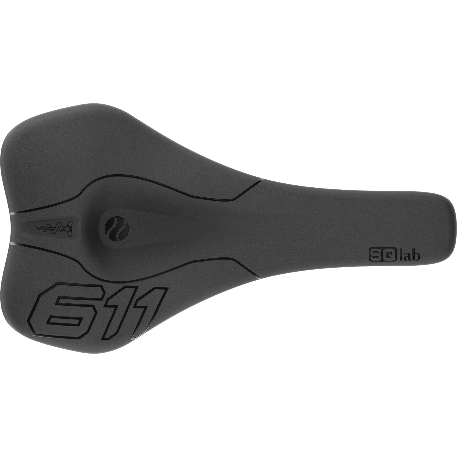 SQlab Sport Sattel 611 Ergowave CrMo – Ansicht von oben