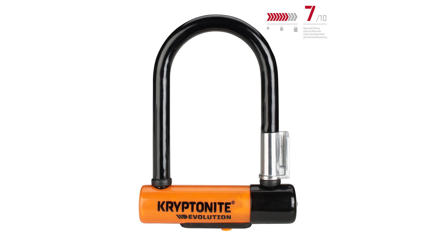 KRYPTONITE Bügelschloss Evolution Mini-5 13 mm orange 140 mm