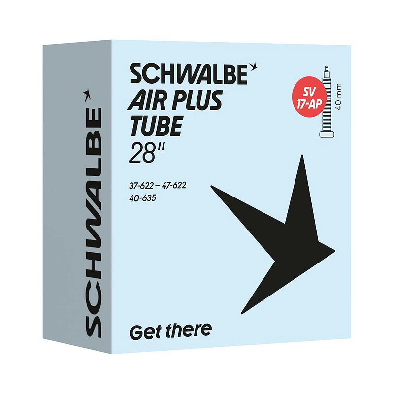 Schwalbe Fahrradschlauch Air Plus 28" SV 17AP 40 mm 37/47-622/635