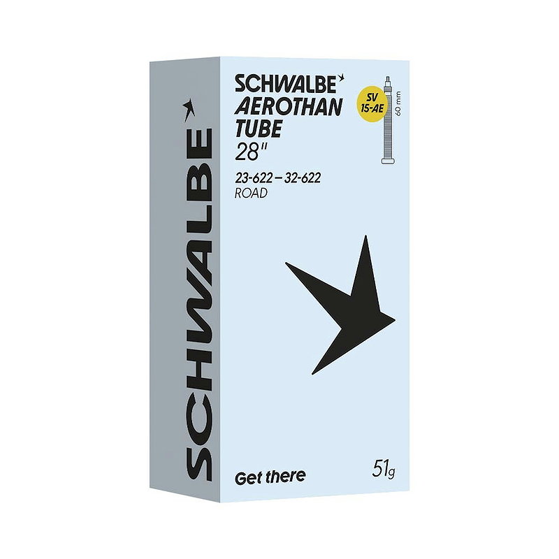 Schwalbe Fahrradschlauch Aerothan 28" SV15-AE 60 mm 23/32-622