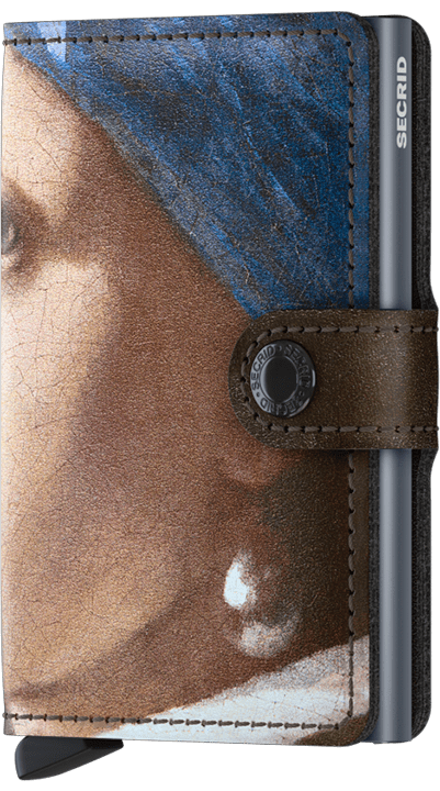 Secrid Miniwallet Art Pearl Earring – Vorderansicht