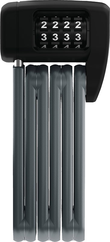 ABUS Zahlen-Faltschloss Bordo Combo Lite Mini 6055C/60 BK schwarz/grau 60 cm