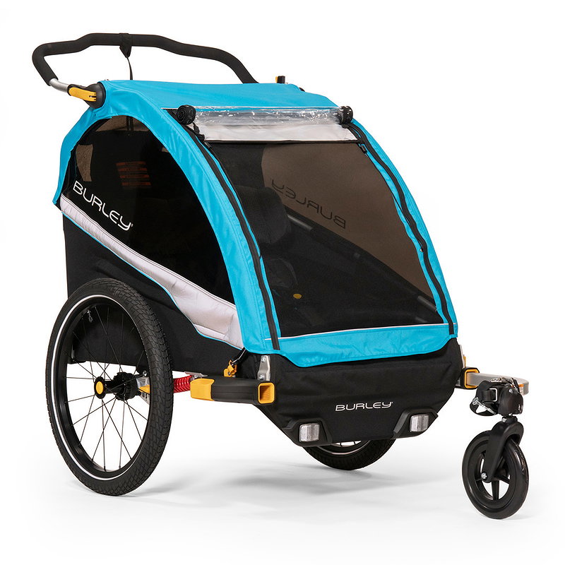 Burley Kinderanhaenger D`Lite X Double 1-2 Sitzer blau