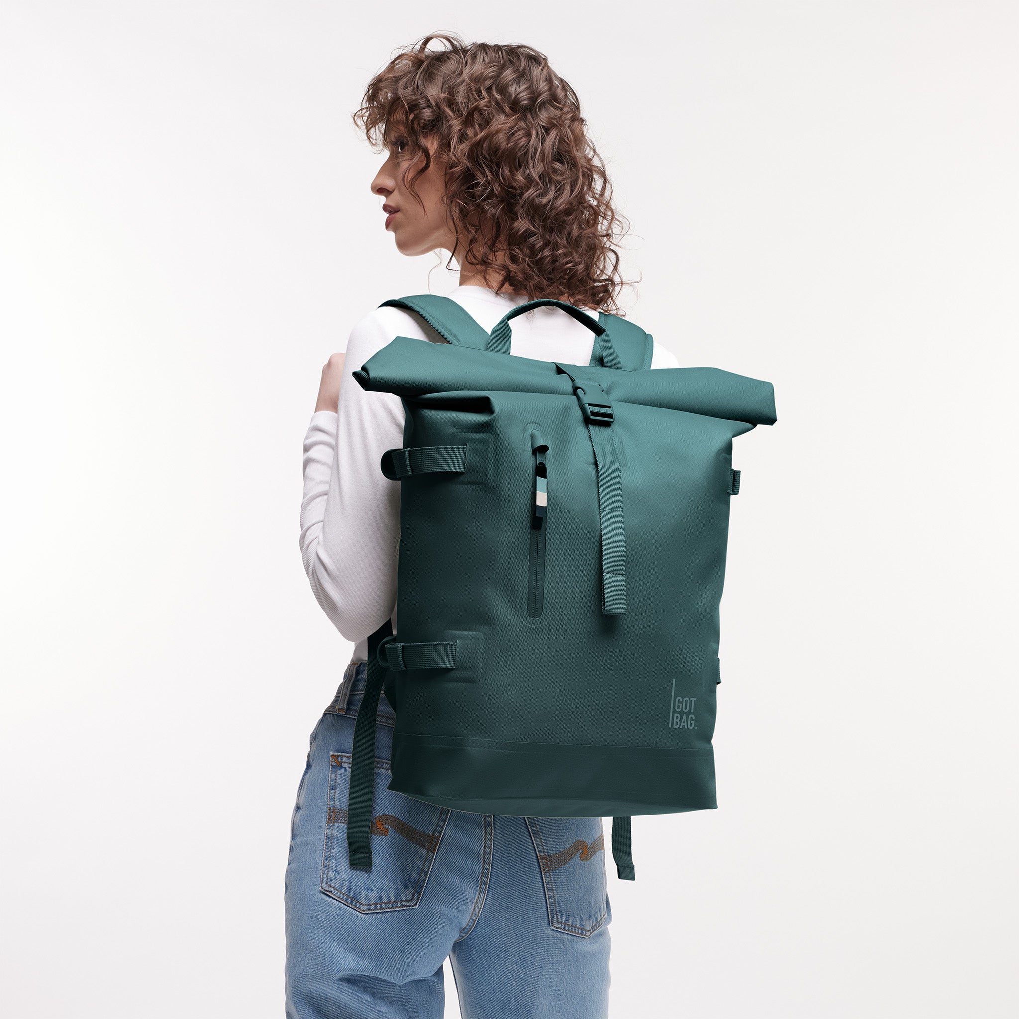 GOT BAG Rolltop 2.0 Monochrome Sea Teal