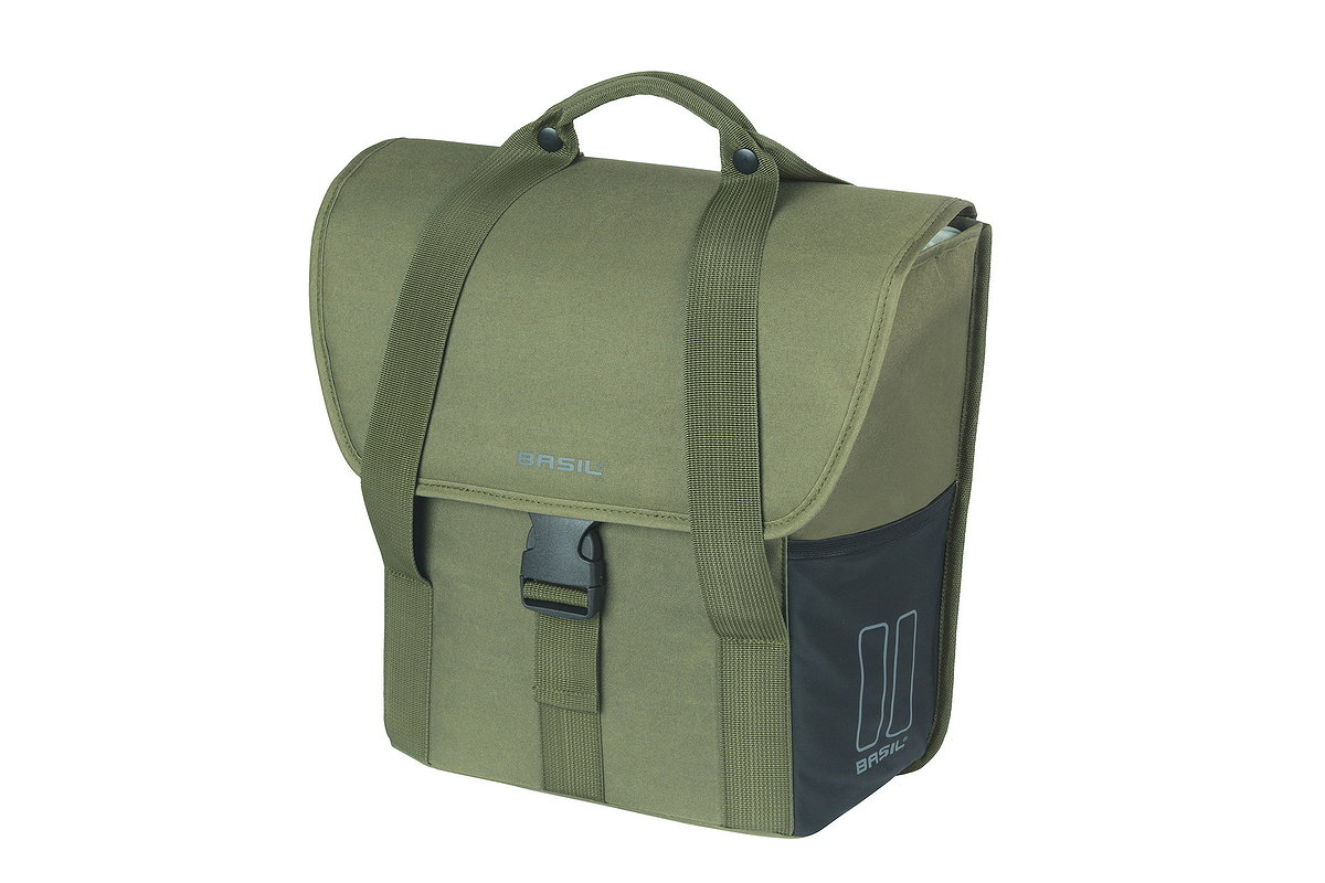 Basil Einzeltasche Go dunkelgrün