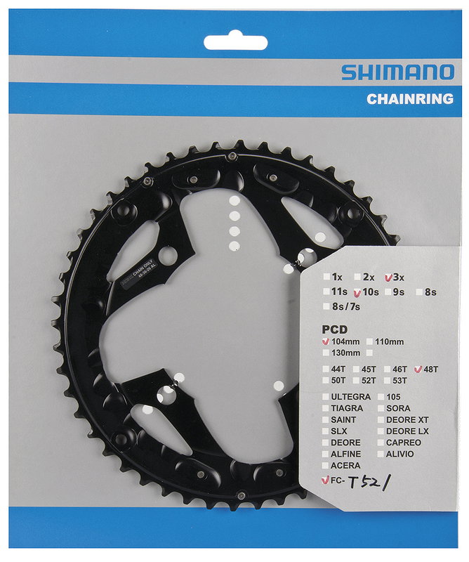Shimano Kettenblatt Deore FCT521 48 Zähne Y1NL98060