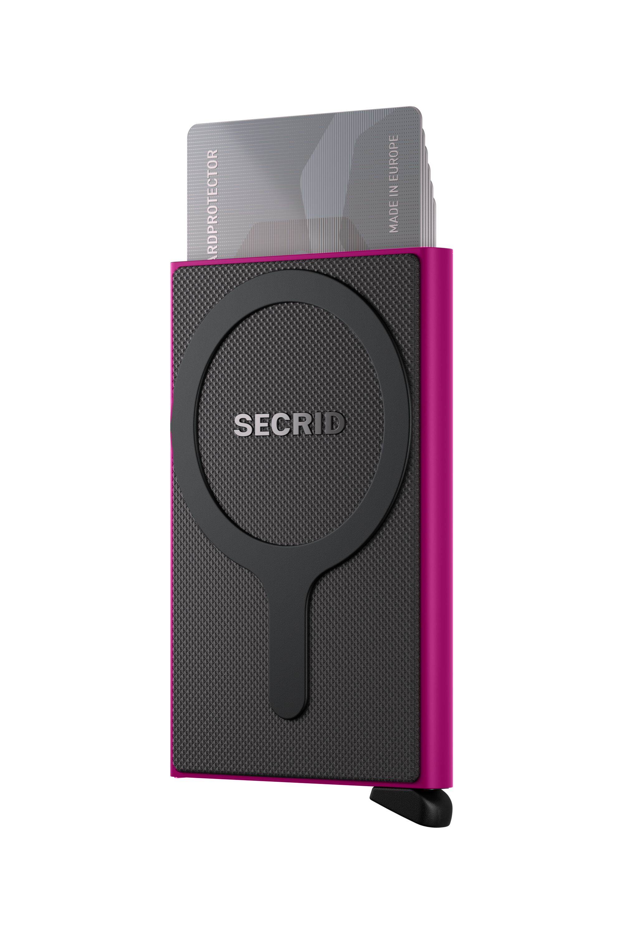 Secrid Cardprotector for Magsafe Fuchsia – mit Karten