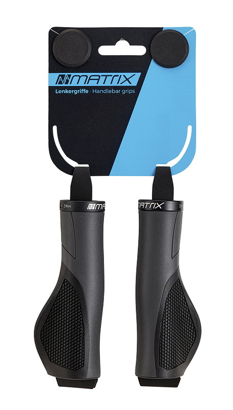 MATRIX Lenkergriff G51 Dual Density Comfort schwarz/grau 130/130 mm