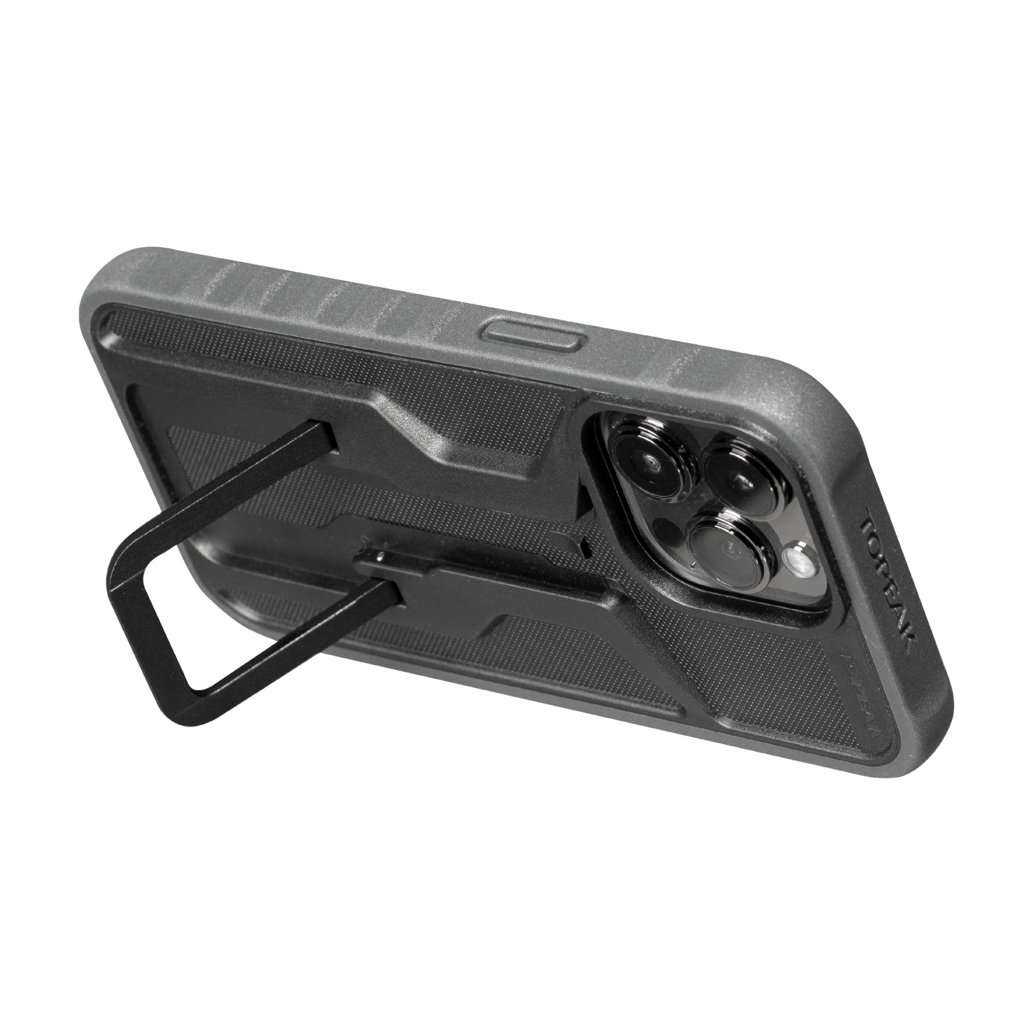 Topeak RideCase für iPhone 14 Pro, Black/Gray + Halter