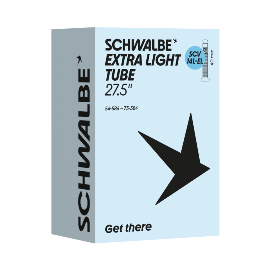 Schwalbe Fahrradschlauch Extra Light SCV14L-EL Nr.14  27,5" Extra Light SCV 40 mm 54/75-584