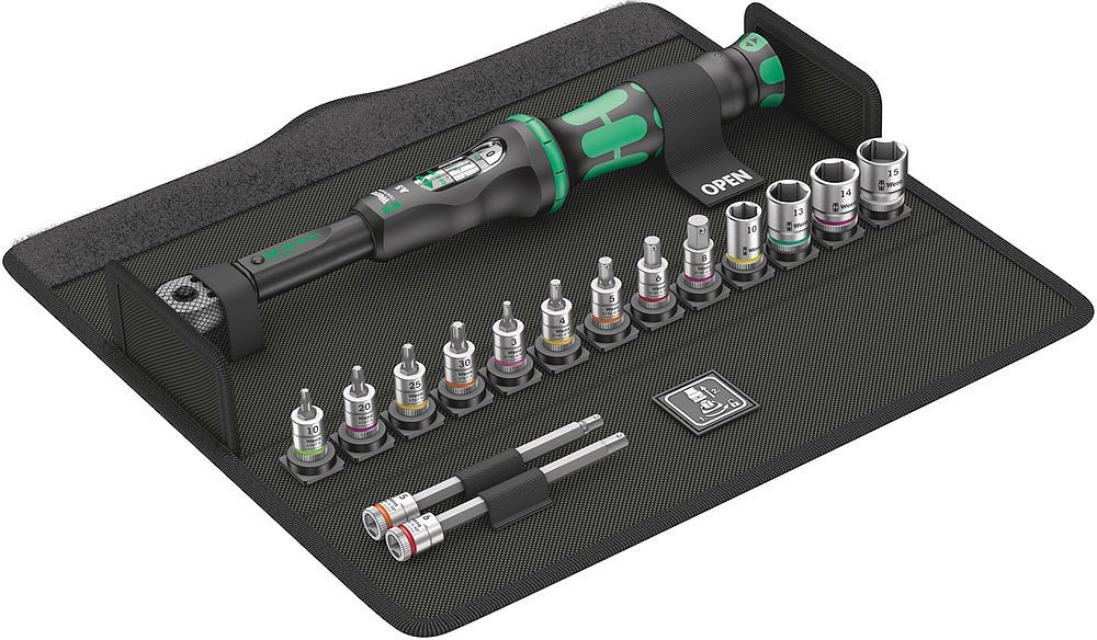 WERA Drehmoment Knarren-Set Bicycle Set Torque 1 2,5-25 Nm