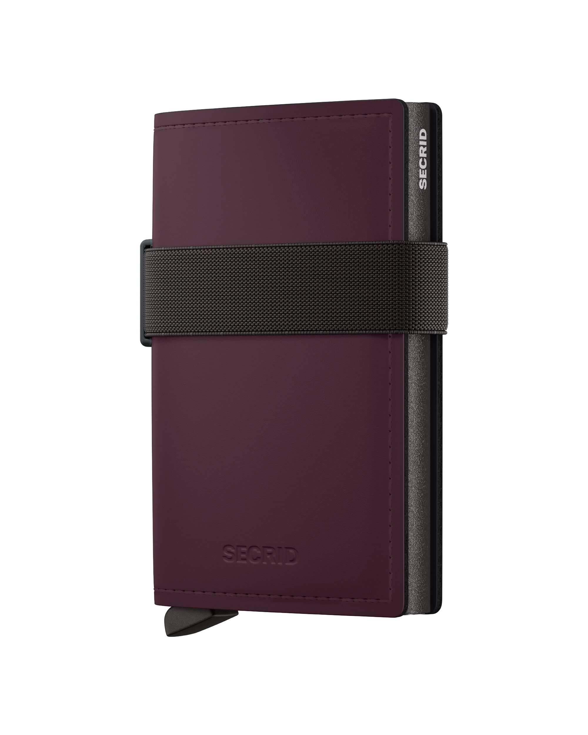 Secrid Bandwallet Matte Plum – Vorderansicht