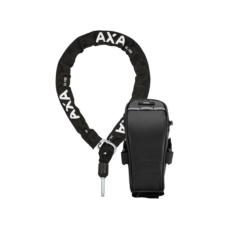 AXA Anschließkette ULC 100 mit Tasche 5,5 mm schwarz 100 cm