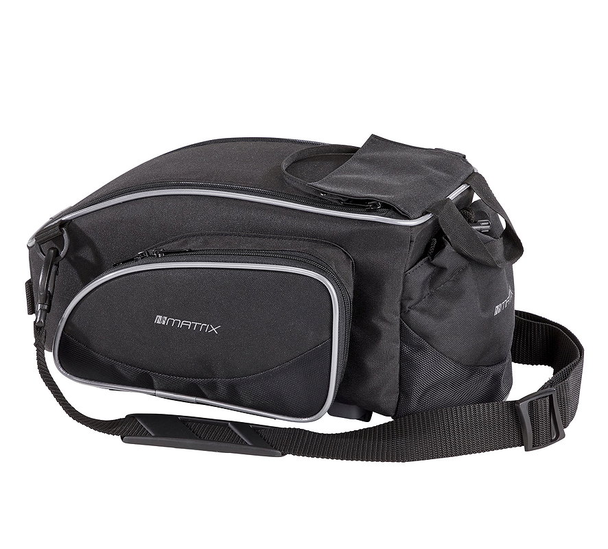 MATRIX Gepäckträgertasche XL Snapit schwarz