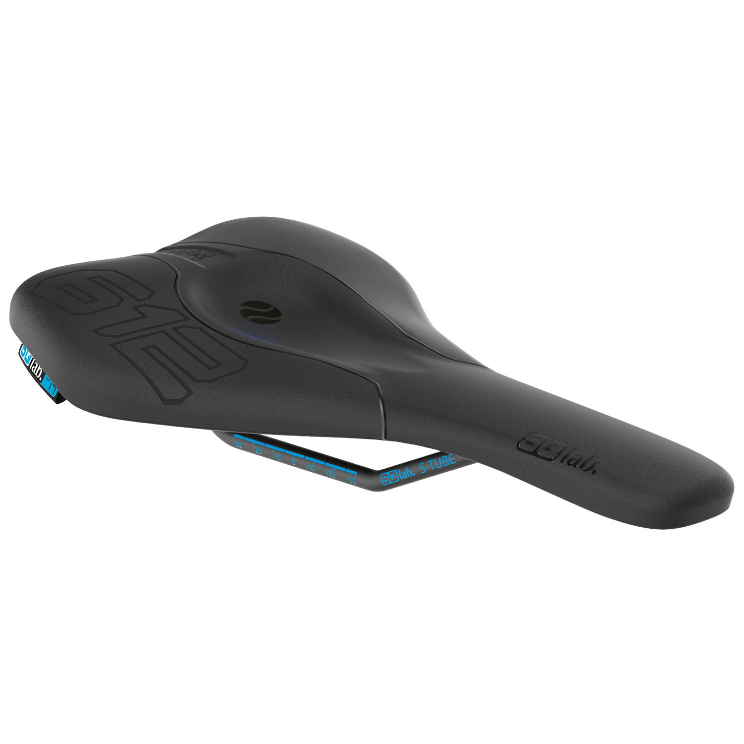 SQlab Sport Sattel 612 Ergowave S-Tube – Seitenansicht schräg