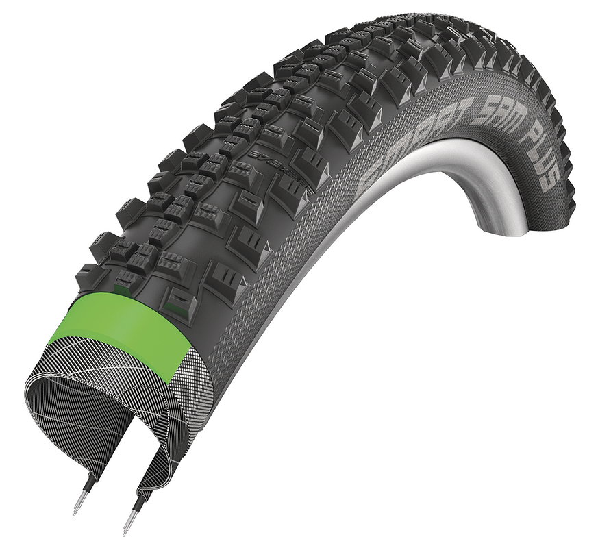 Schwalbe Fahrradreifen Smart Sam Plus HS 476 schwarz 54-559 26x2,10 11101177.01