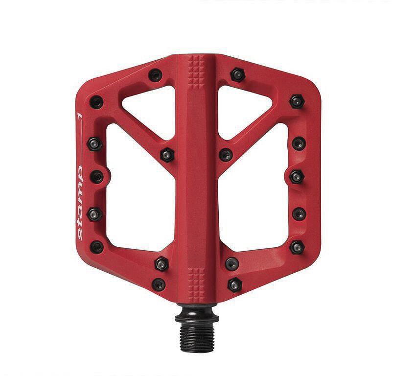 crankbrothers Plattformpedal Stamp 1 Small Größe S 37-43 rot SB-Verpackung