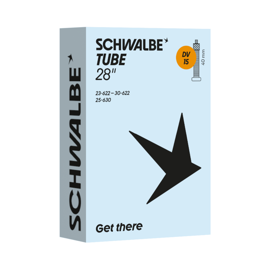 Schwalbe Fahrradschlauch DV Ventil Nr. 15 28" 40 mm 23/30-622/630