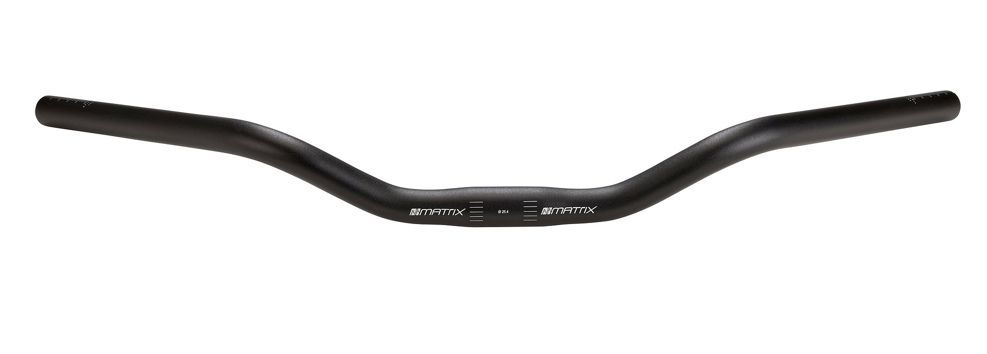 MATRIX City-/Trekking Lenkerbügel Melange Medium 630 mm schwarz-matt 39° 40 mm 25,4 mm