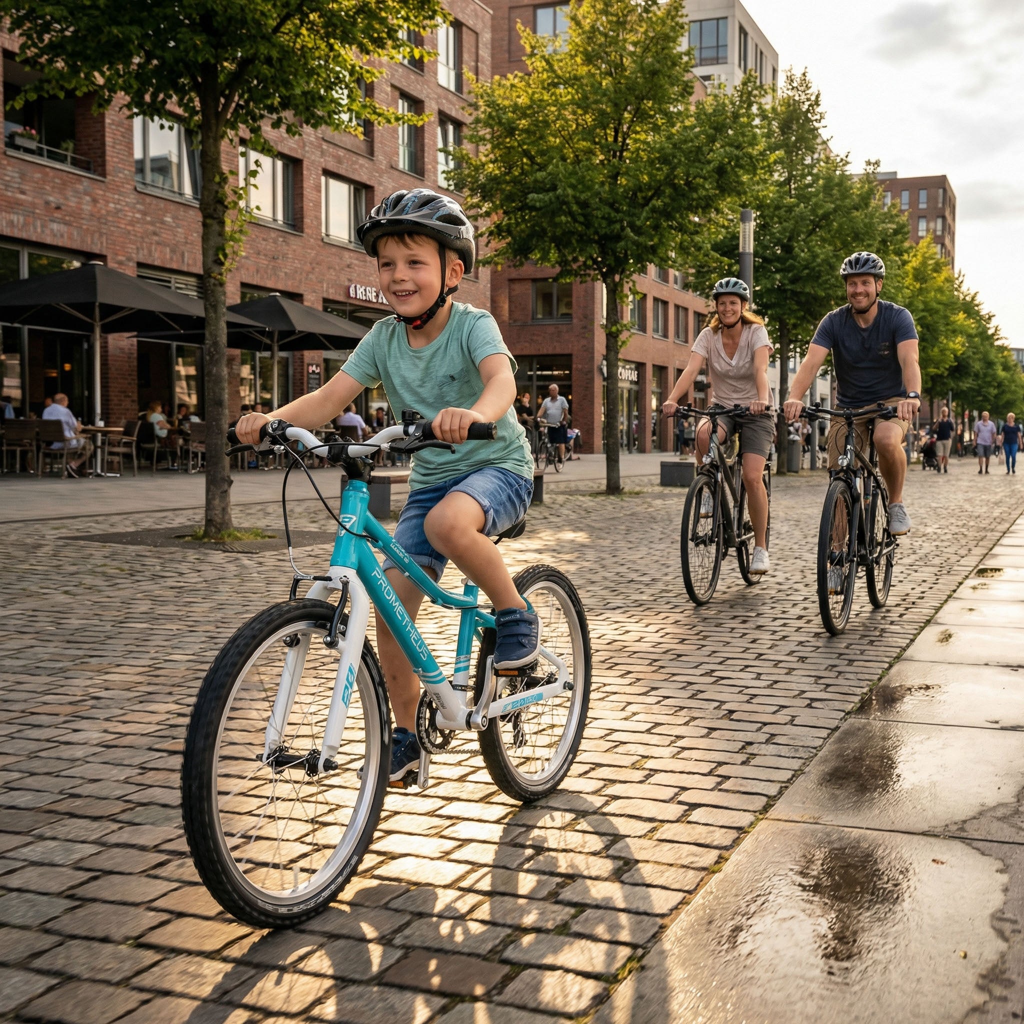 Prometheus PRO 20 Zoll Kinderfahrrad Blau/Weiß (Glacier Ice) – Bild 2