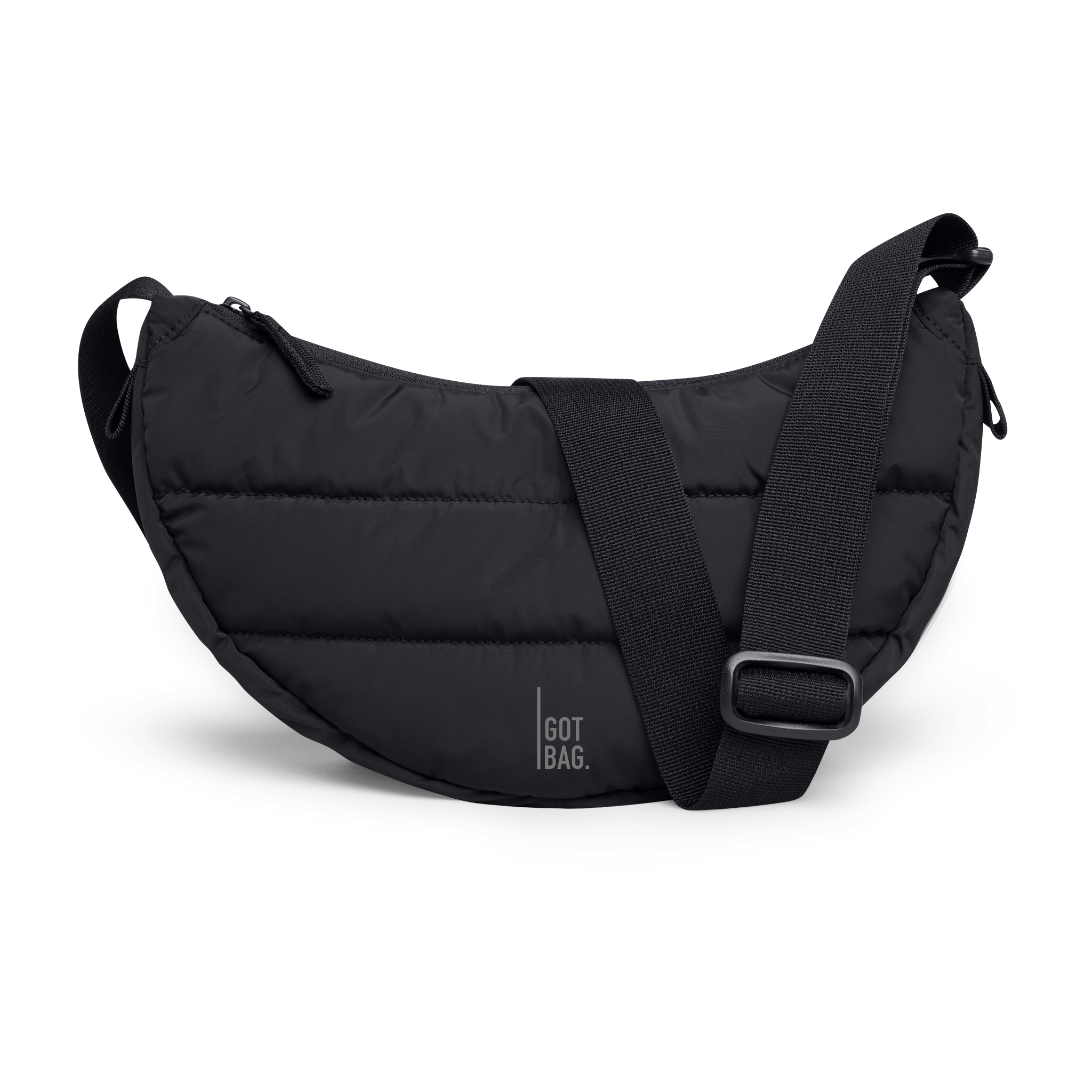 GOT BAG Puffer Moon Bag Small Black