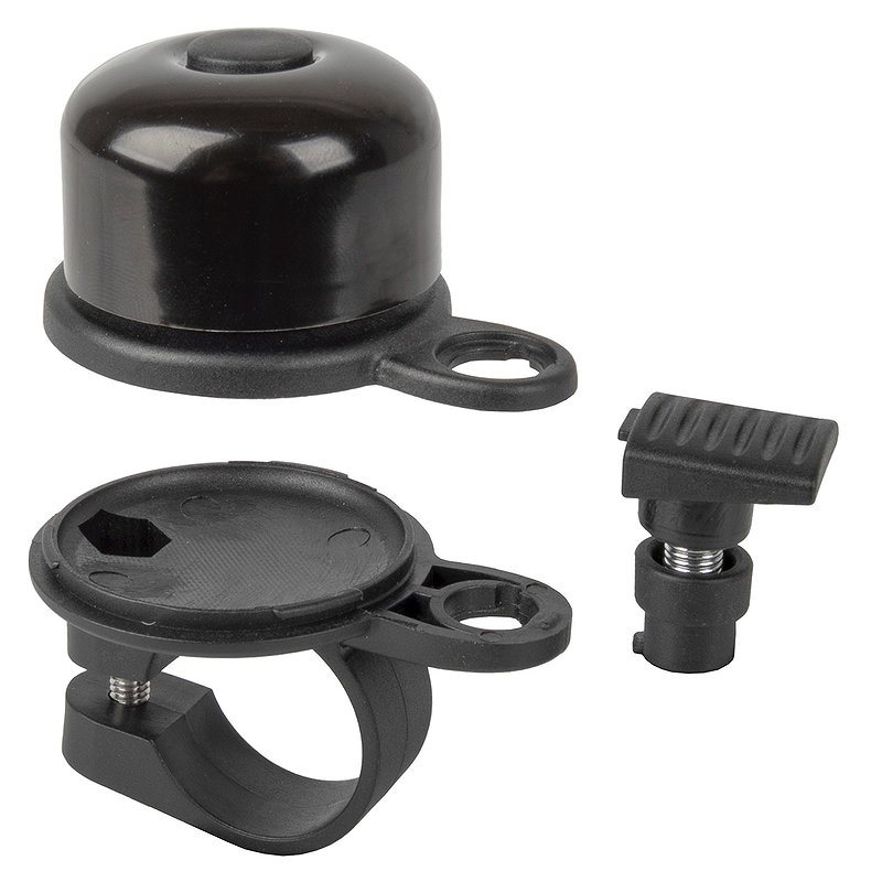 Fahrradklingel AirBell für Apple AirTag 22 mm schwarz
