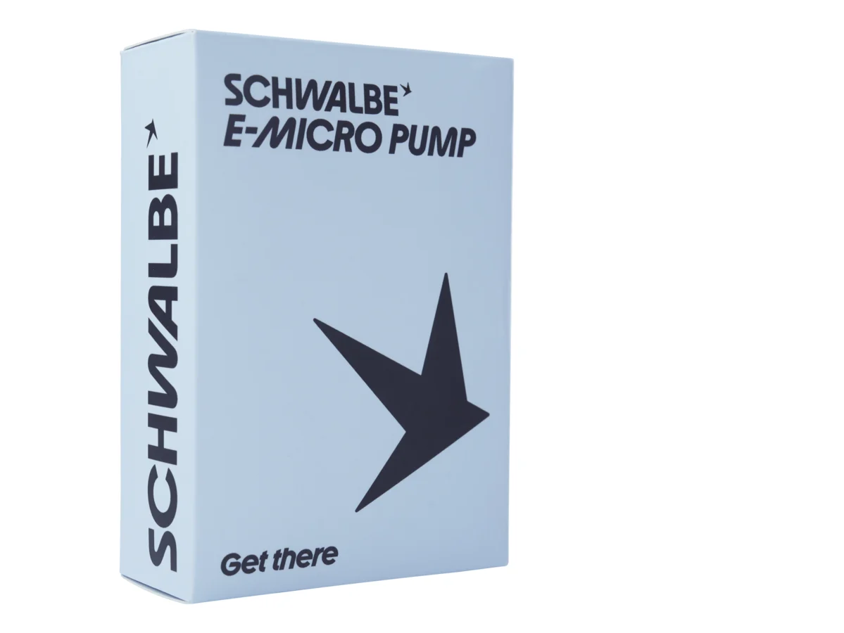 Schwalbe Minipumpe E-Micro mit SCV Head Adapter