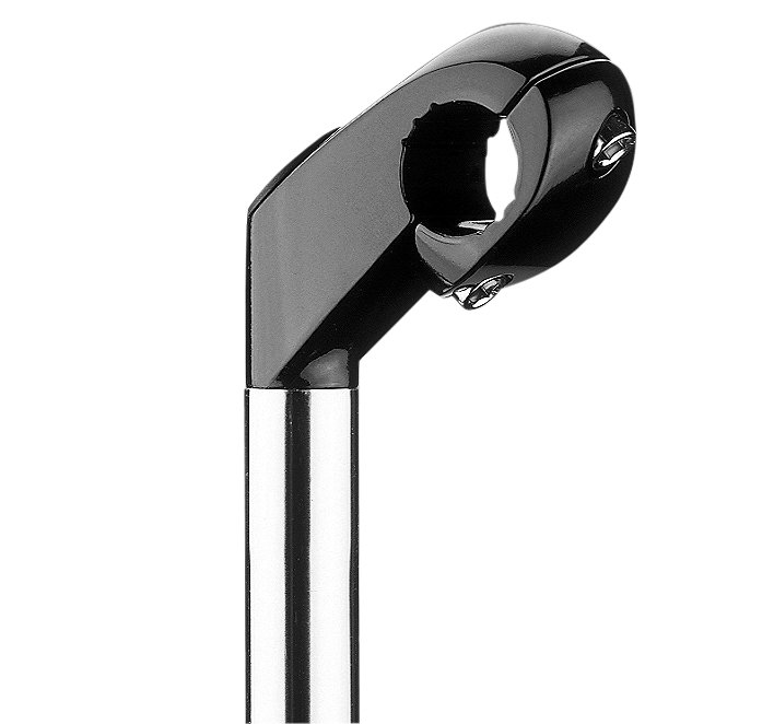 ergotec Vorbau Cat 2 Tube 40 mm schwarz-silber 25,4 mm 25,4 mm 35°