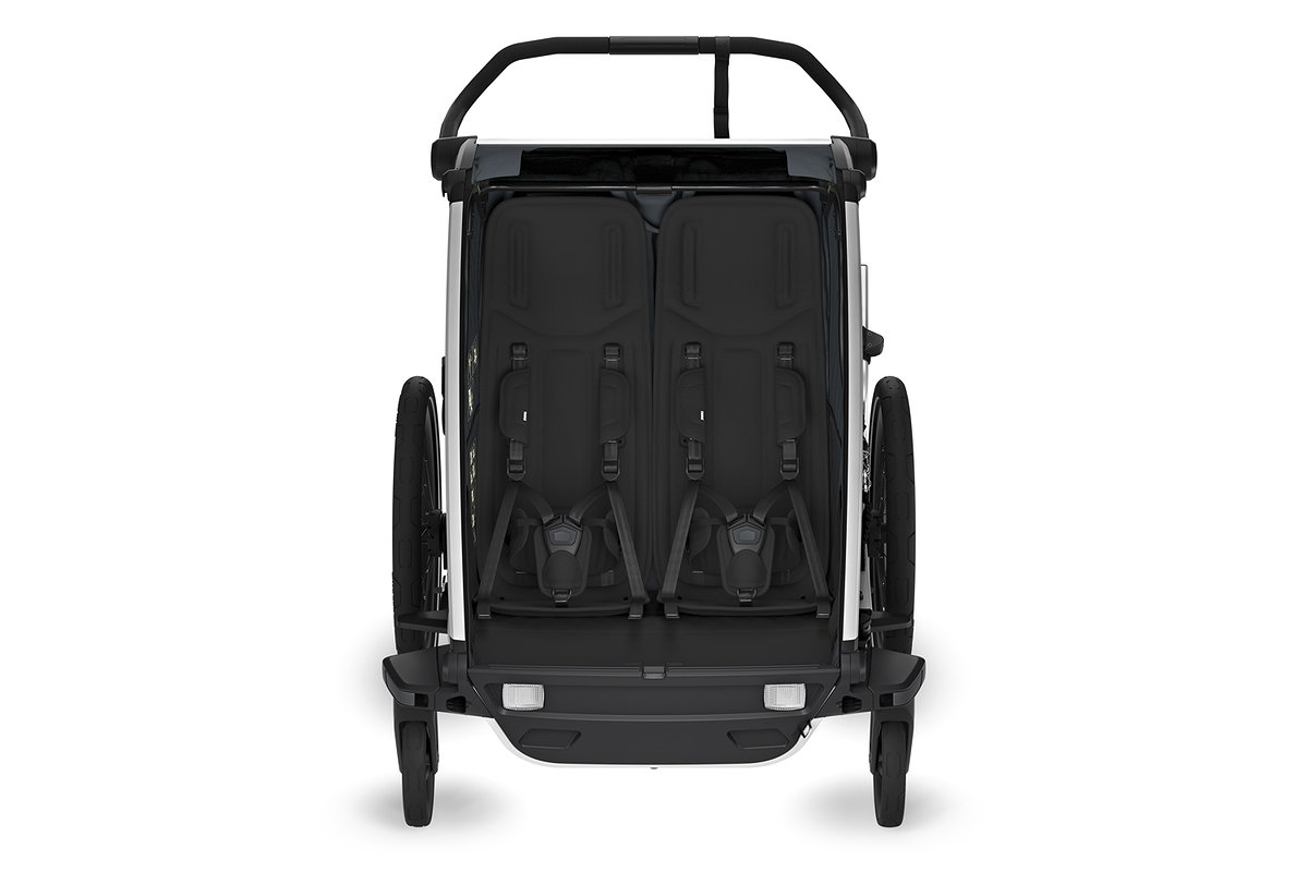 Thule Kinderanhaenger Chariot Cross 2 2 Sitzer Dark Slate