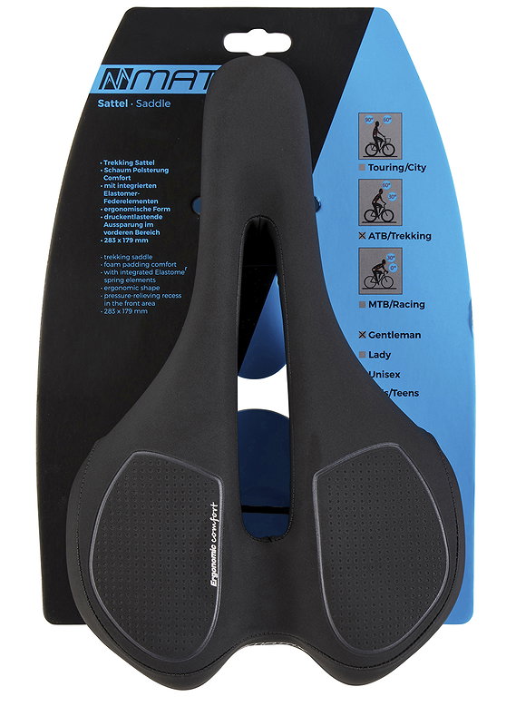 MATRIX Trekking Sattel Ergonomic Comfort Moderate L283 x B179 mm Herren EVP