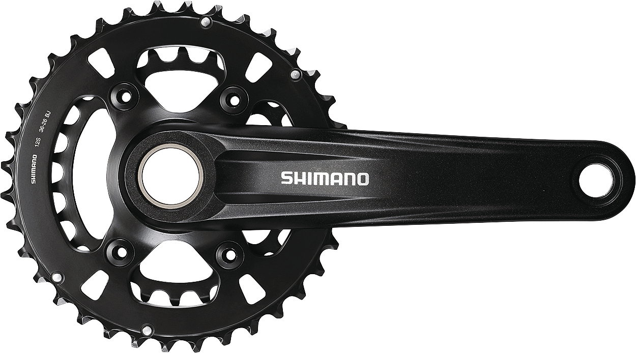 Shimano Kettenradgarnitur FCMT6102 2-PIECE 36x26 Zähne / Boost schwarz 175 mm EFCMT6102BEX66L