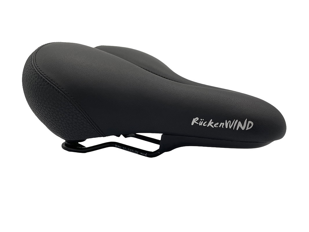 P&P City Sattel Rückenwind Relaxed schwarz L265 x B210 mm / 700 g Unisex