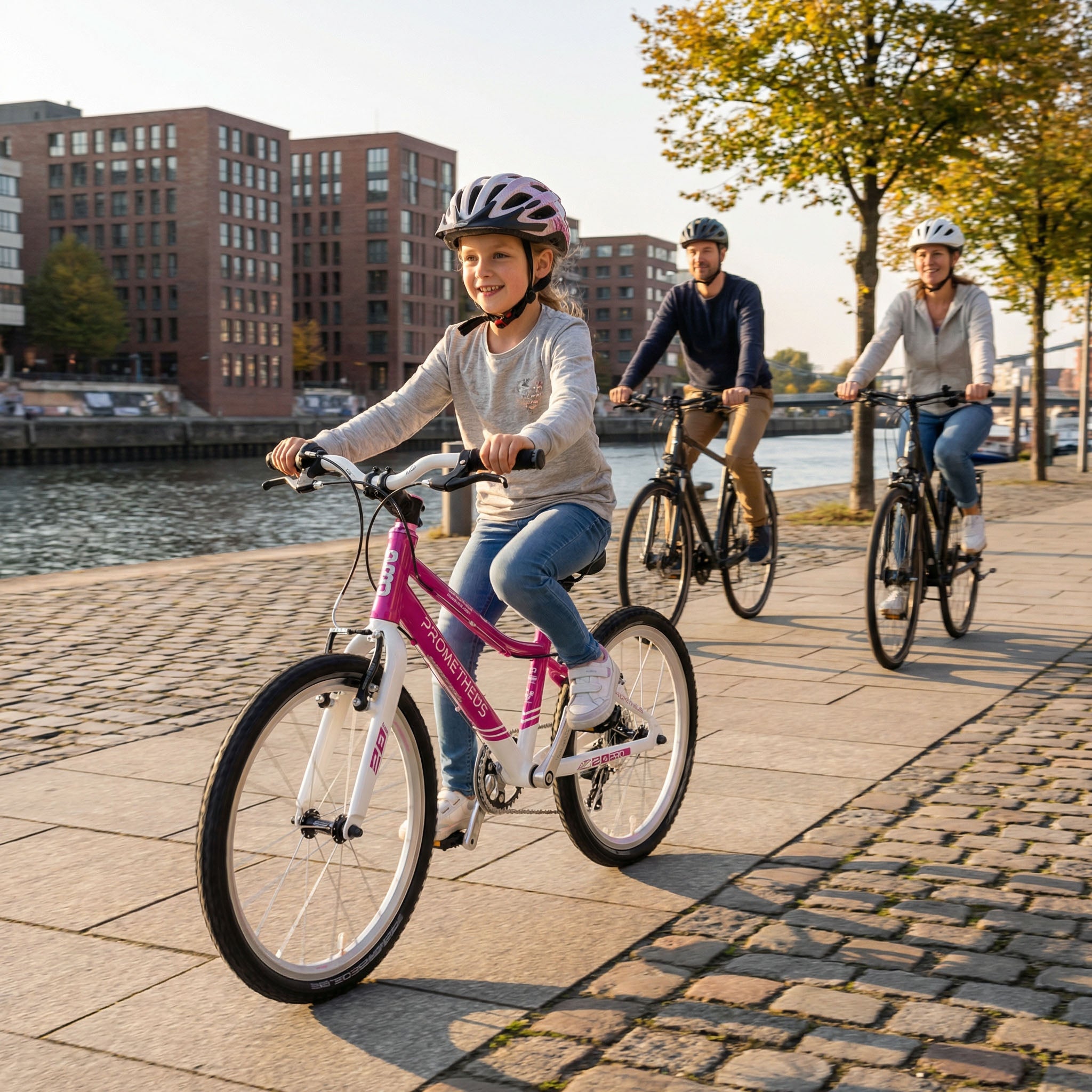 Prometheus PRO 20 Zoll Kinderfahrrad Rosa/Weiß (Shocking Pink) – Bild 3