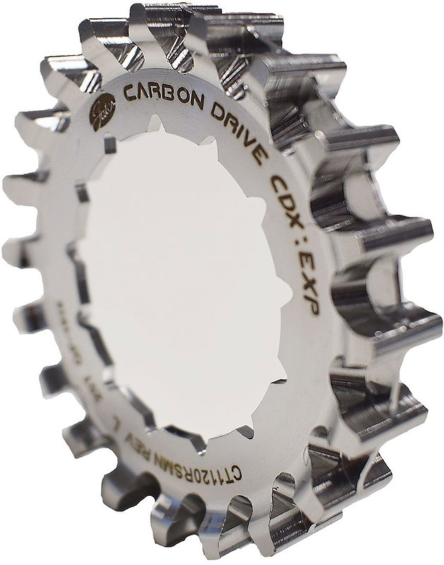 Gates Riemenscheibe CDX Rohloff Fine Line Splined (hinten) silber 20 Zähne