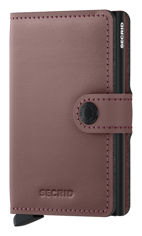 Secrid Miniwallet Matte Rose – Vorderansicht