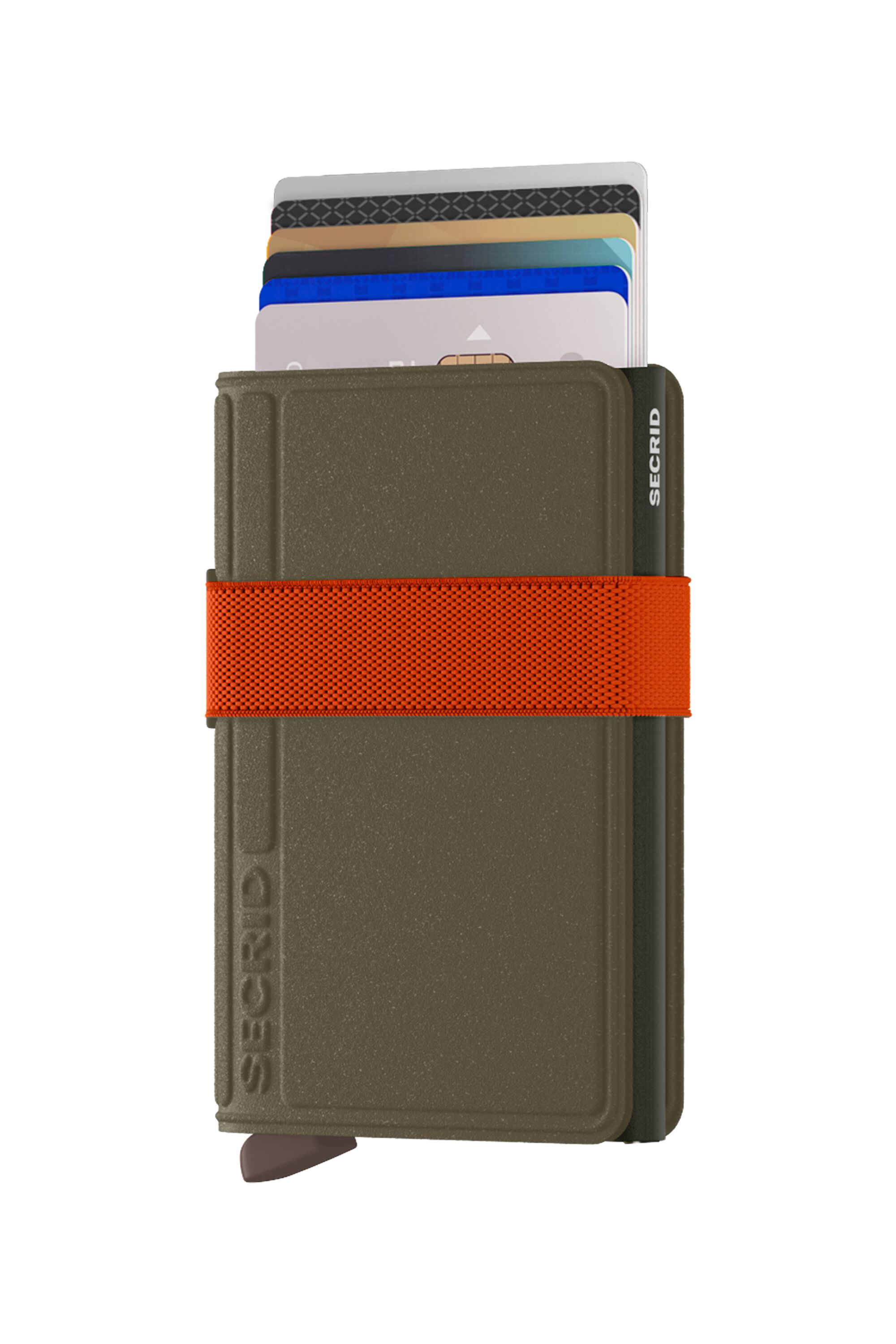 Secrid Bandwallet Liba Green-Orange – mit Karten