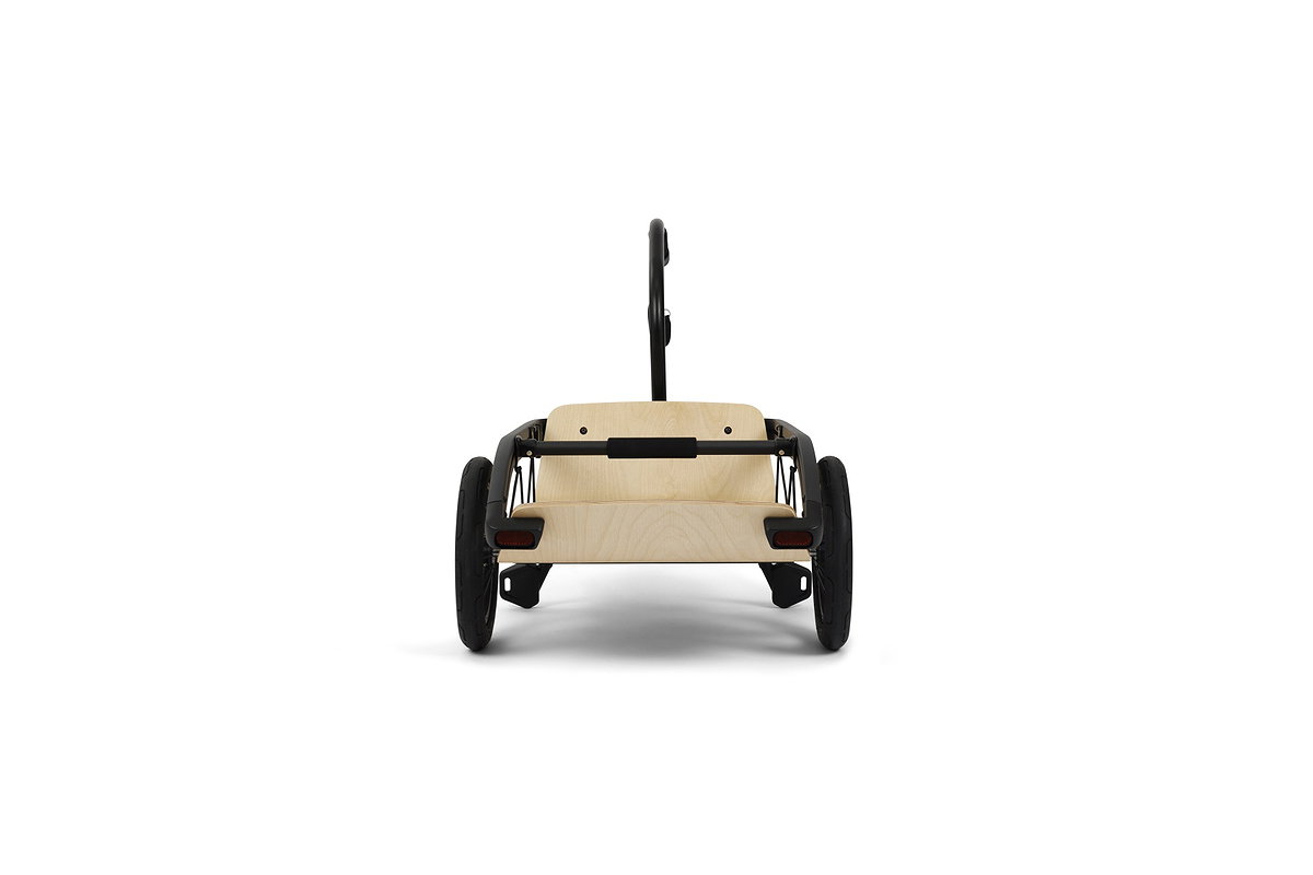 HAMAX Transportanhaenger Venture Cargo mit Sperrholzplatte schwarz-braun