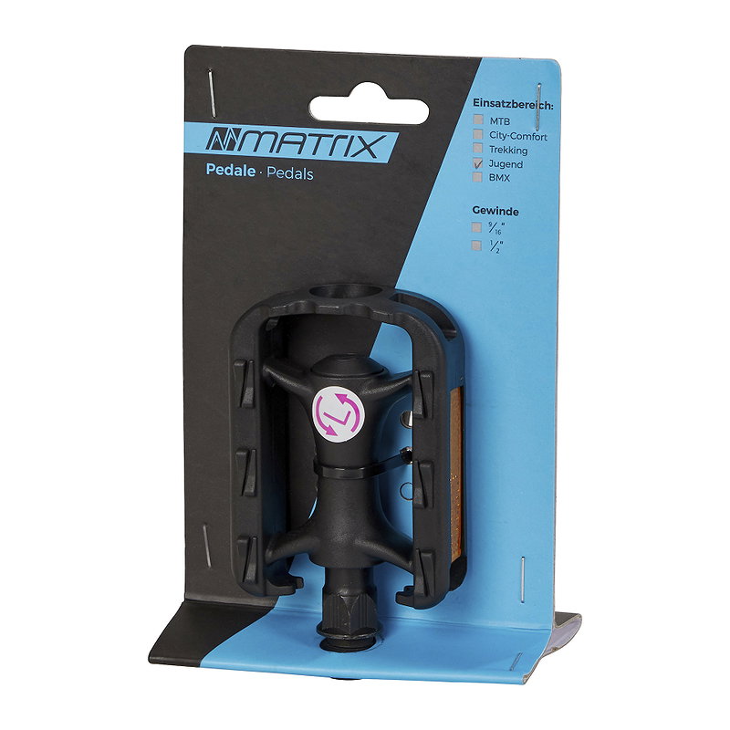 MATRIX Kinder Pedal PE3 schwarz EVP