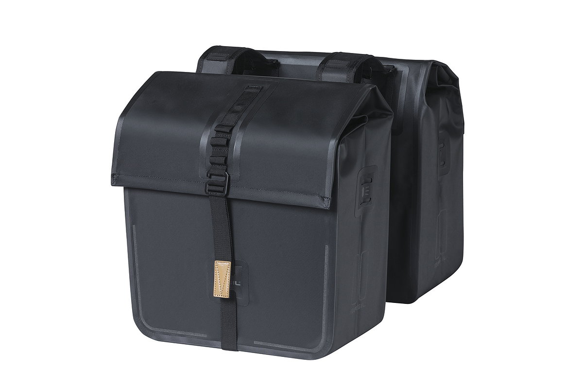 Basil Doppelpacktasche Urban Dry matt schwarz