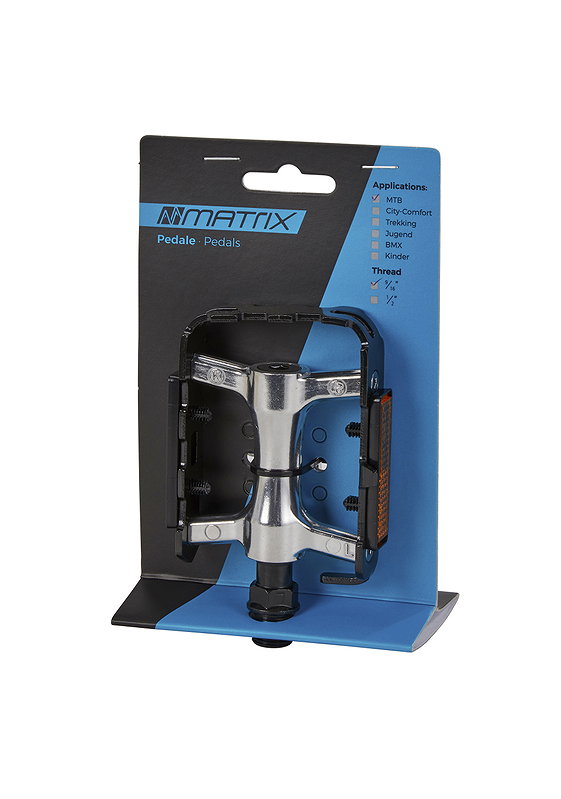 MATRIX MTB Pedal PE89 schwarz / silber EVP100117