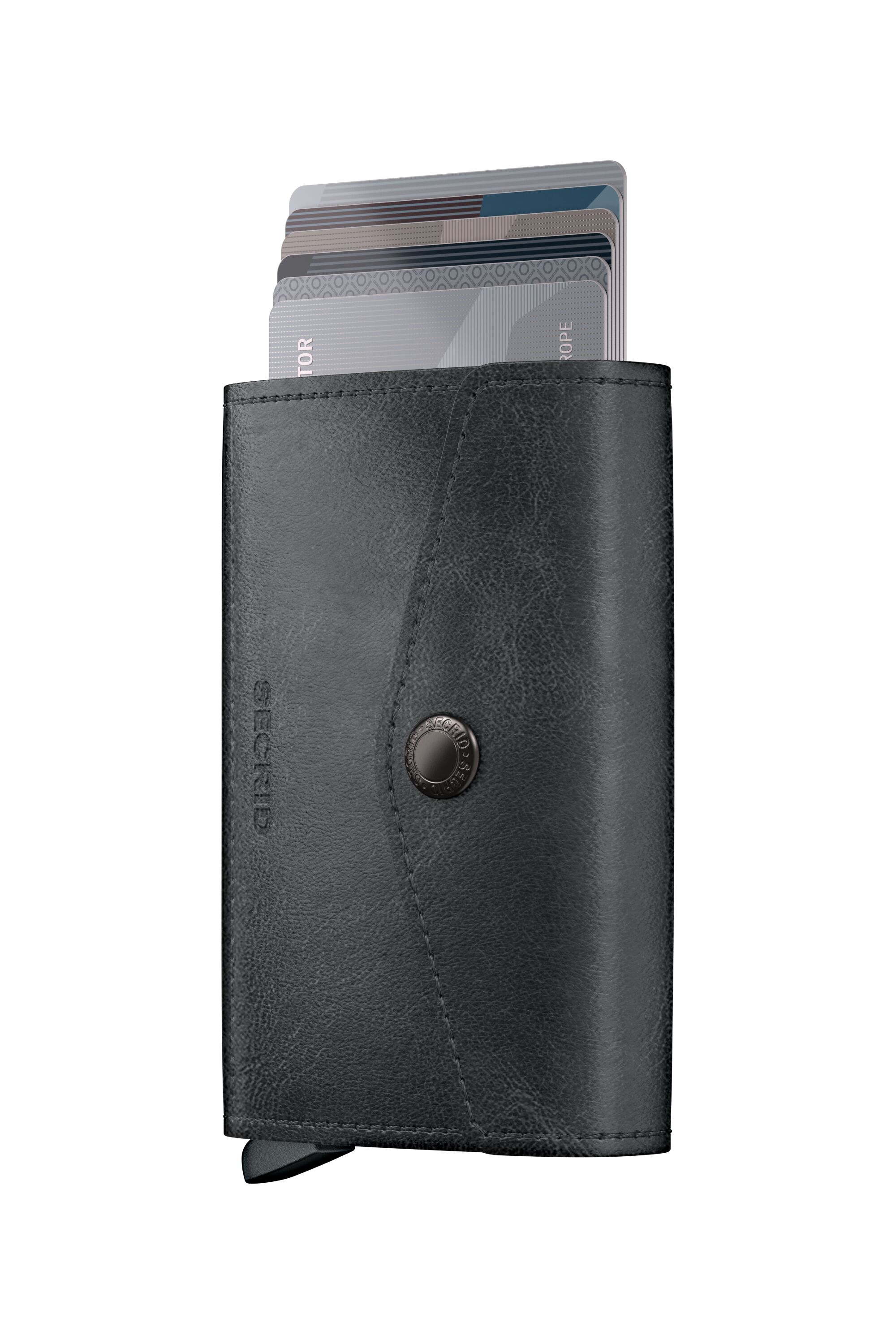 Secrid Envelope Vintage Black – mit Karten