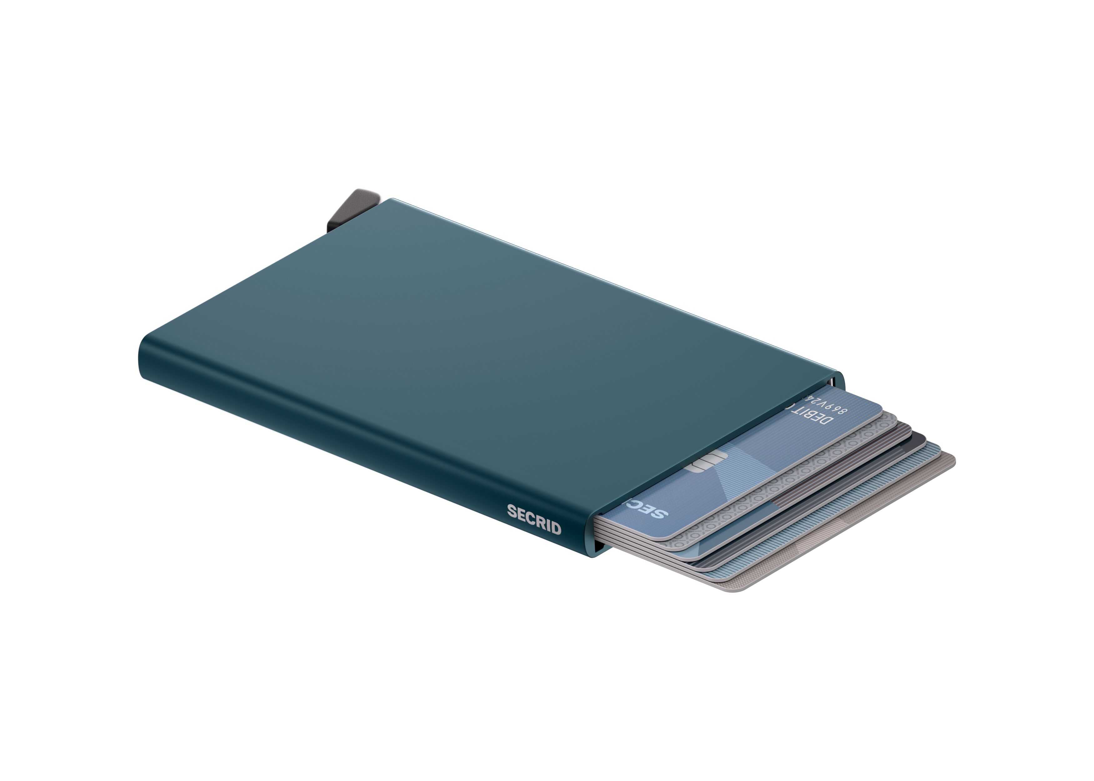 Secrid Cardprotector Teal – geöffnet