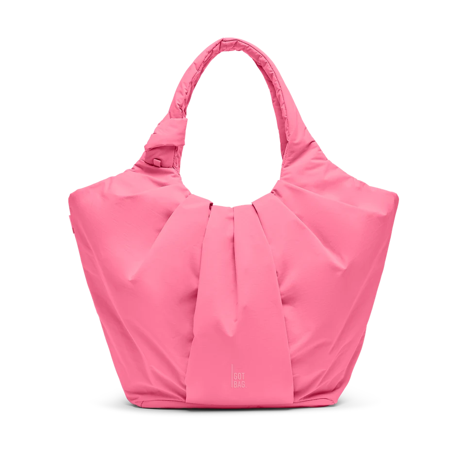 GOT BAG Pleat Tote Bag in Salina Pink